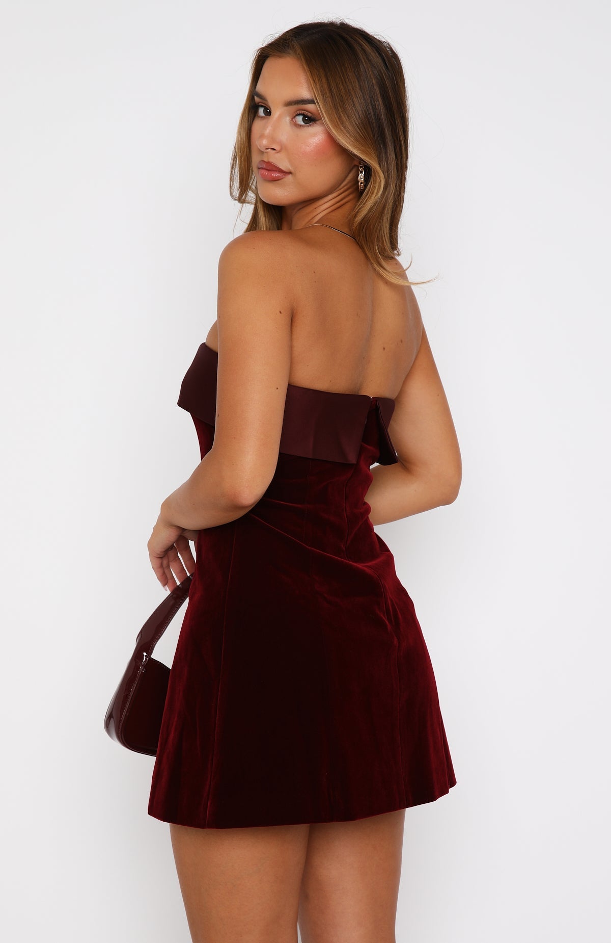 Élodie Velvet Mini Dress
