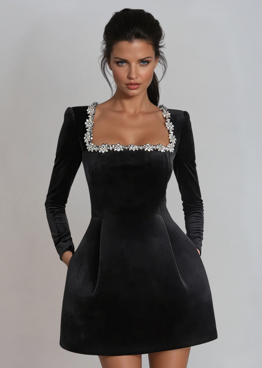Velvet Enchanté Maxi Dress