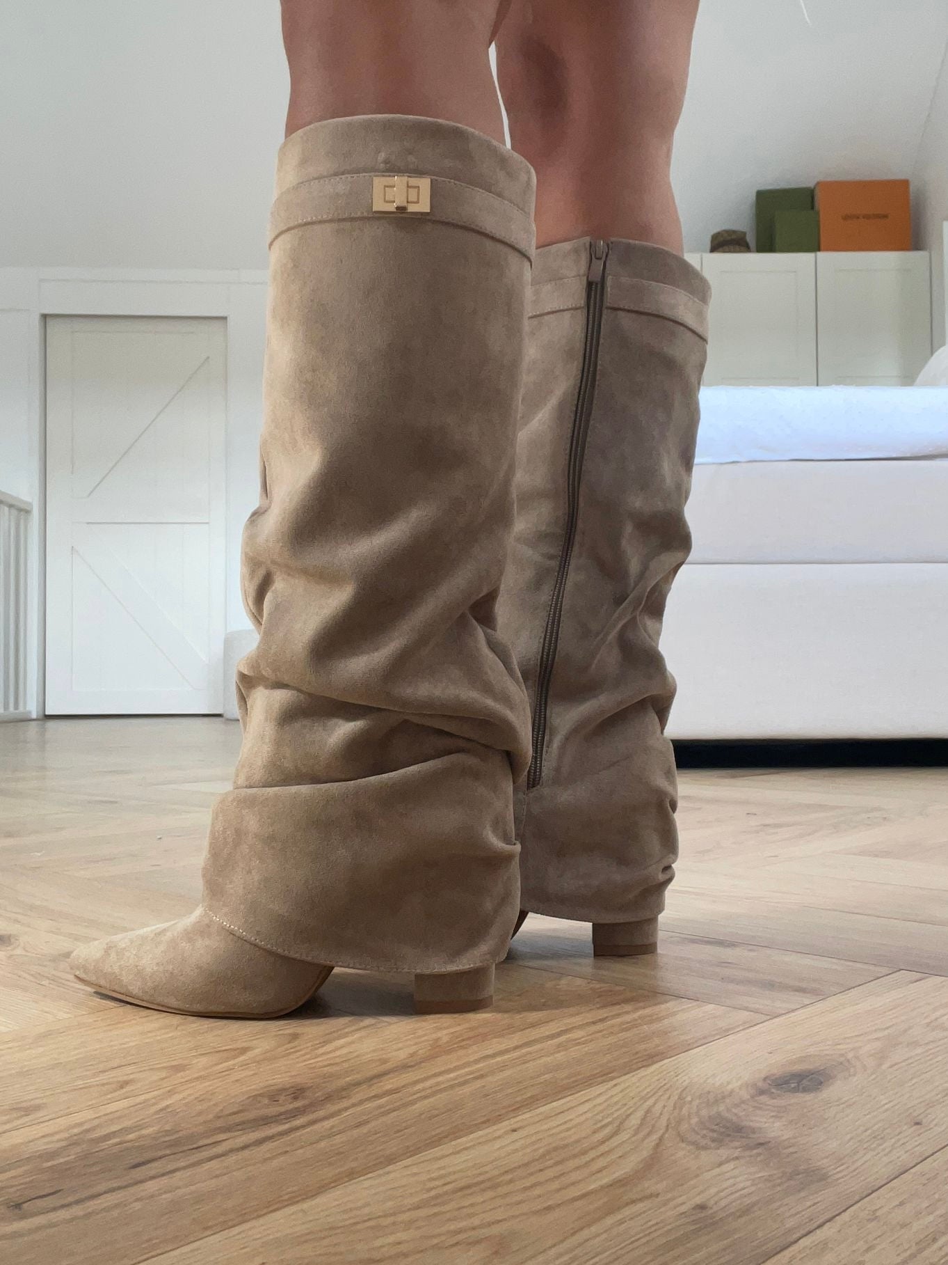 ByNicci Khaki Boots 02 Pre Order
