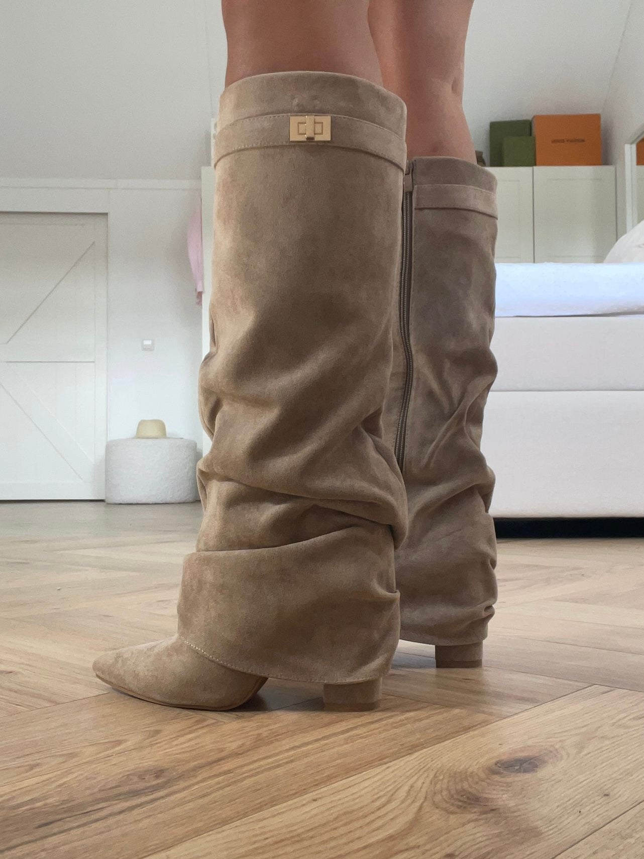 ByNicci Khaki Boots 02 Pre Order