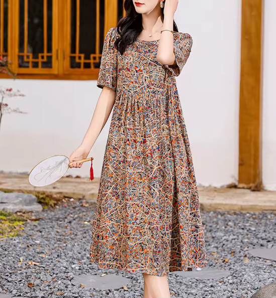 Boho Midi Dress