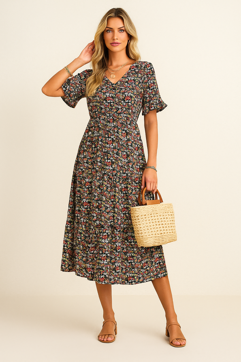 Boho Midi Dress