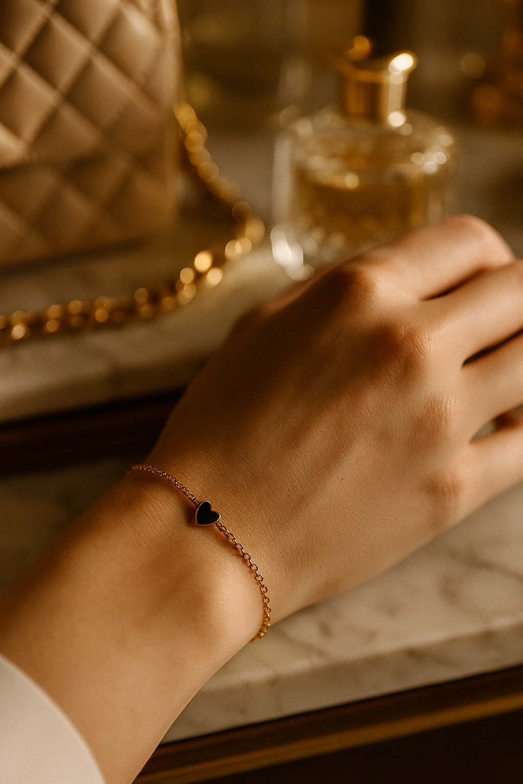 Éclipse d’Or Bracelet – 24K Gold Plated