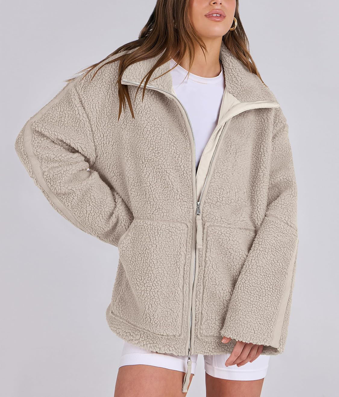 Koa | Teddy Fleece Zip Jacket