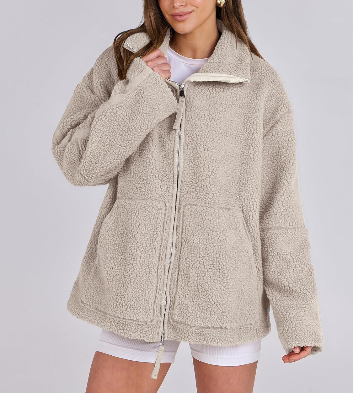 Koa | Teddy Fleece Zip Jacket