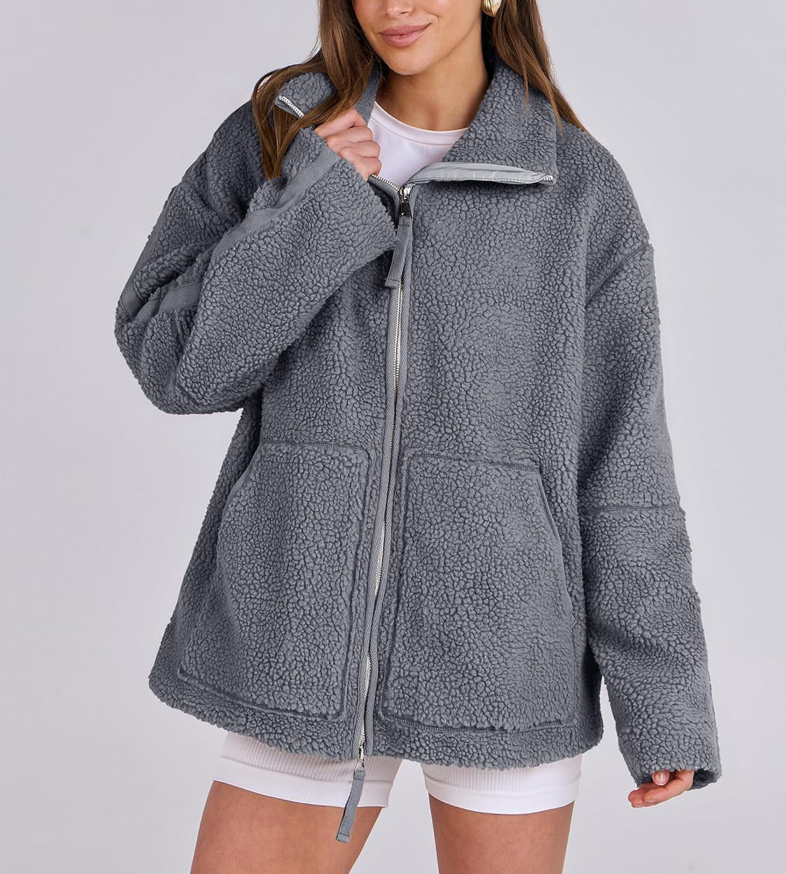 Koa | Teddy Fleece Zip Jacket