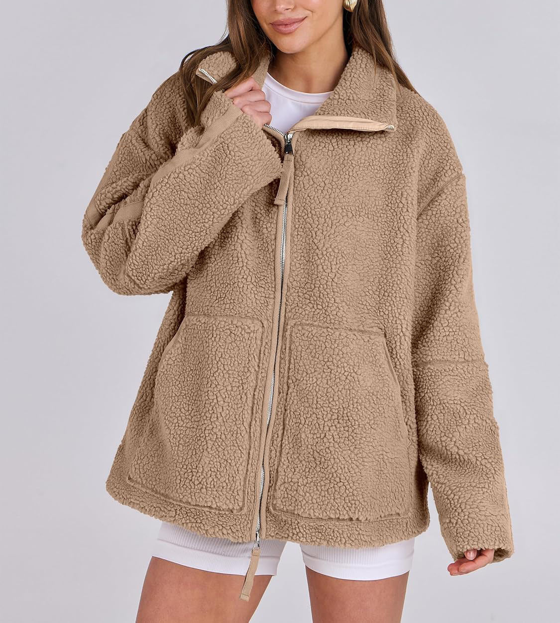 Koa | Teddy Fleece Zip Jacket