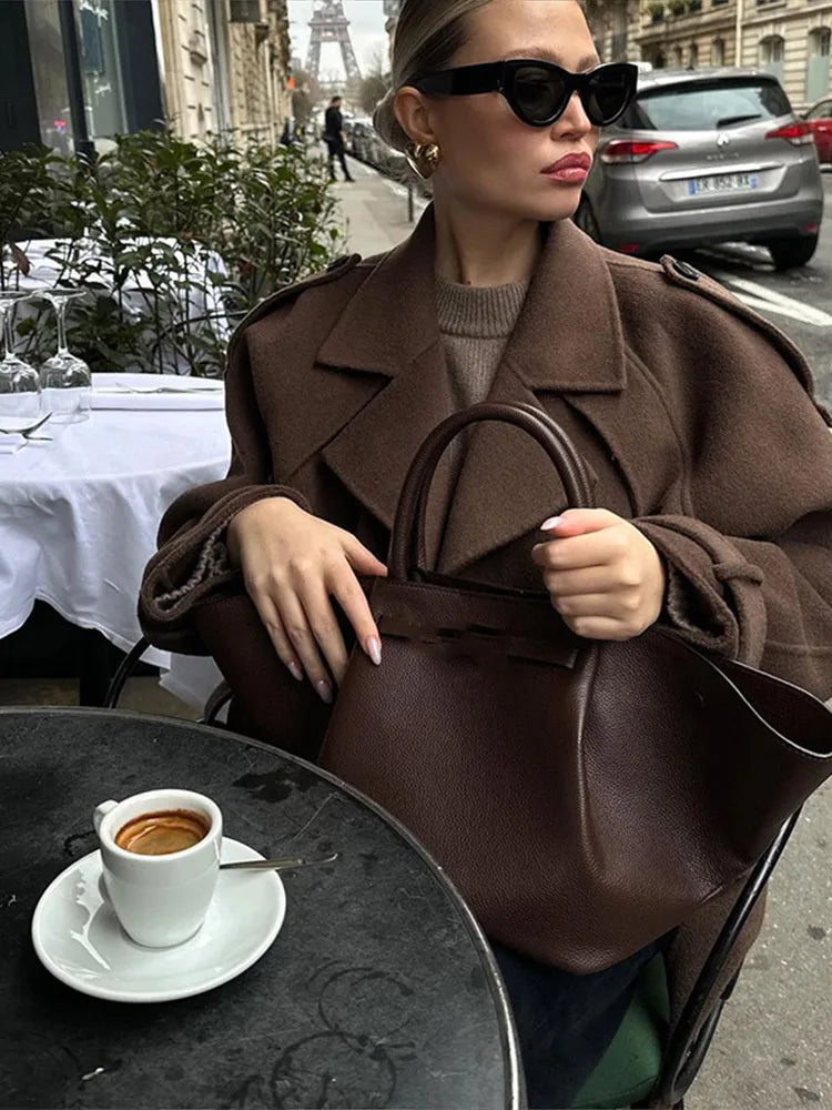 Clara Wool Peacoat