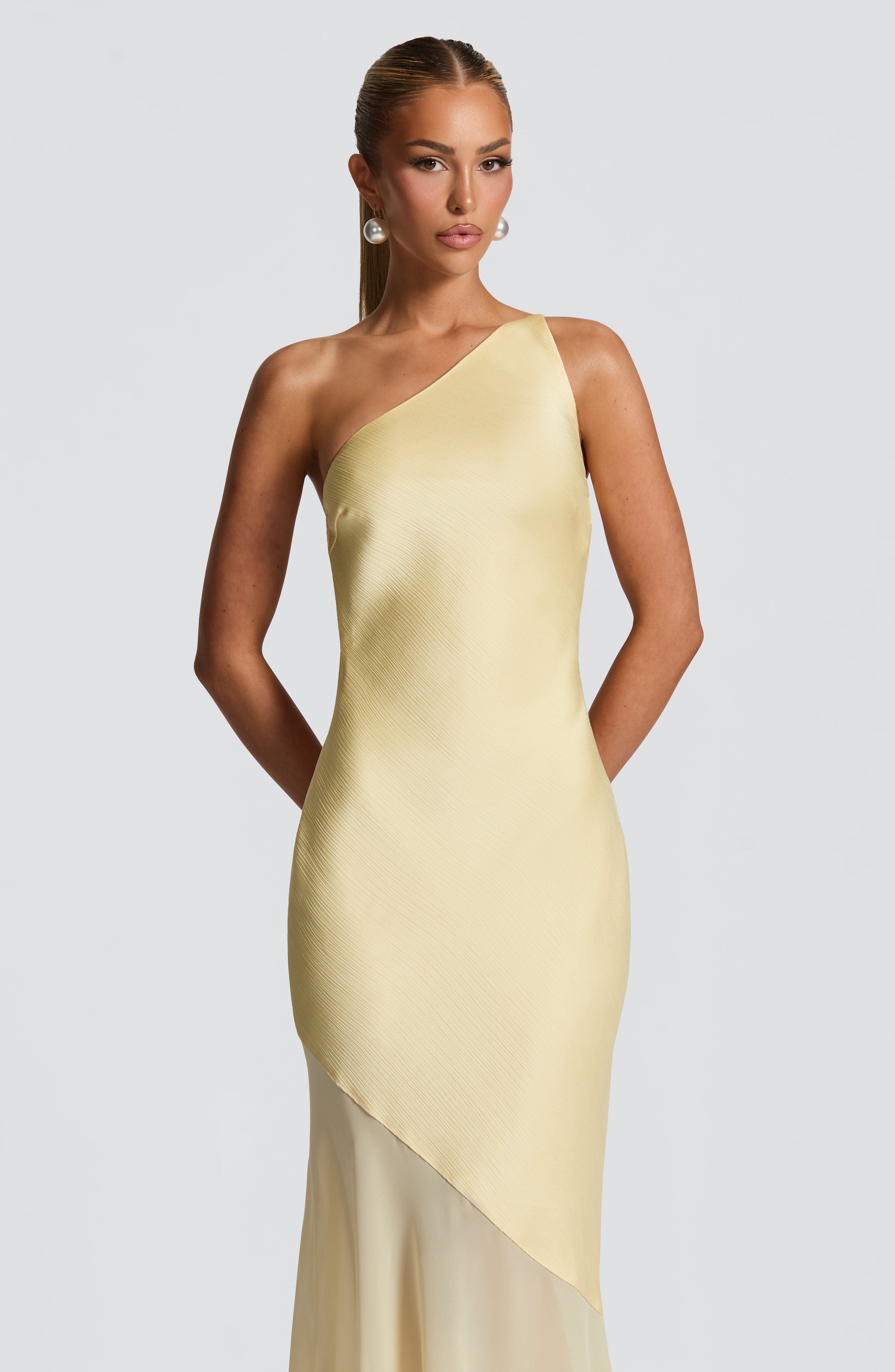 Golden Hour Elegance Dress