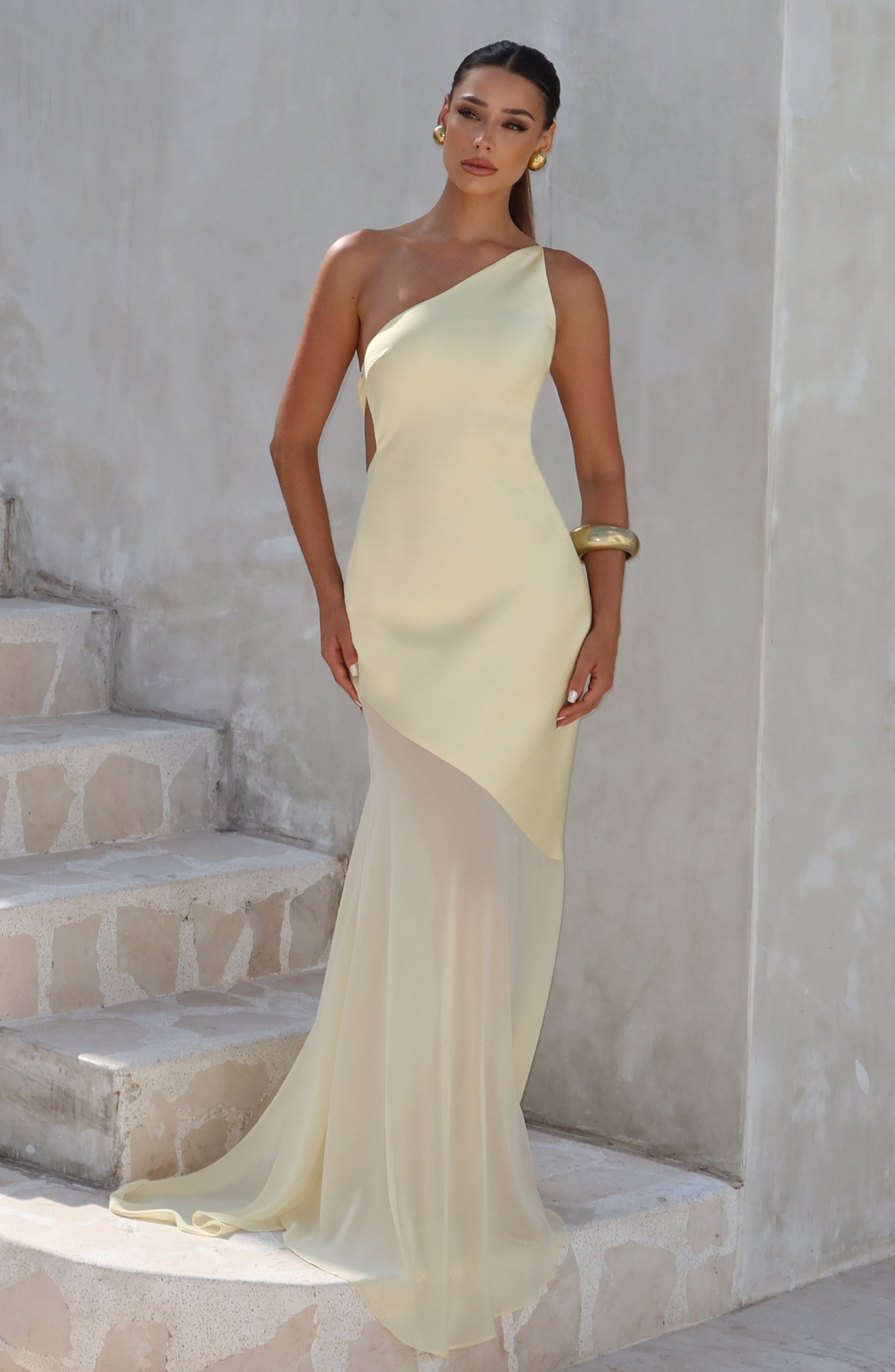 Golden Hour Elegance Dress