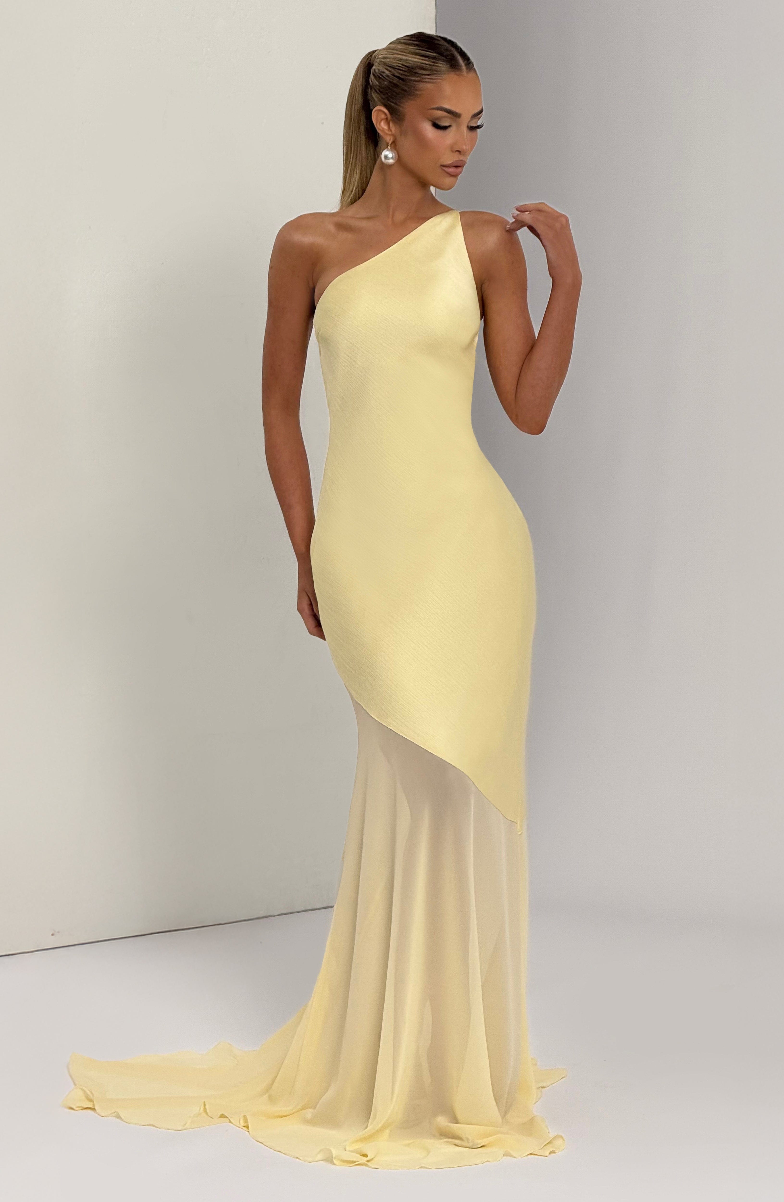 Golden Hour Elegance Dress