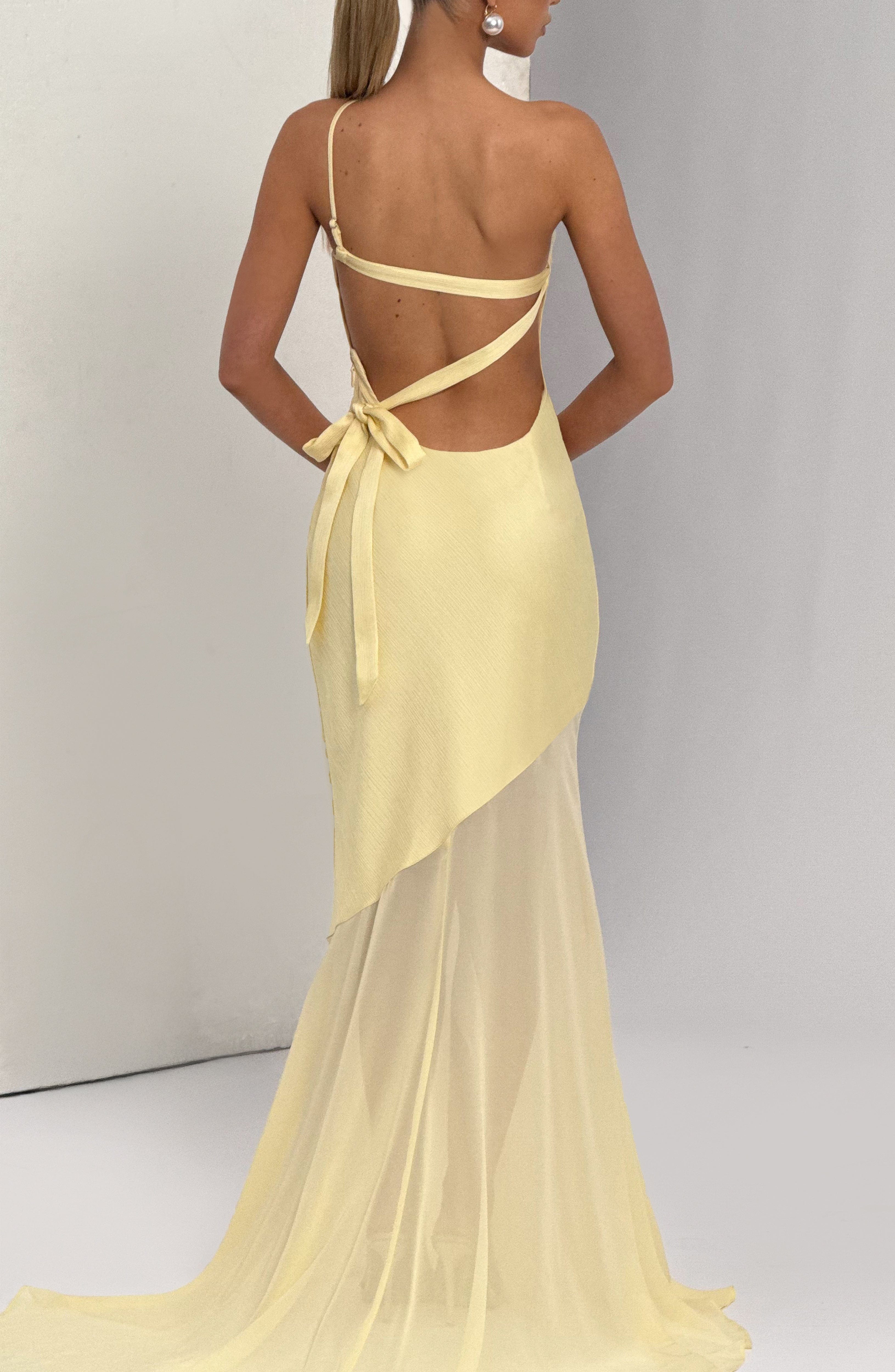 Golden Hour Elegance Dress