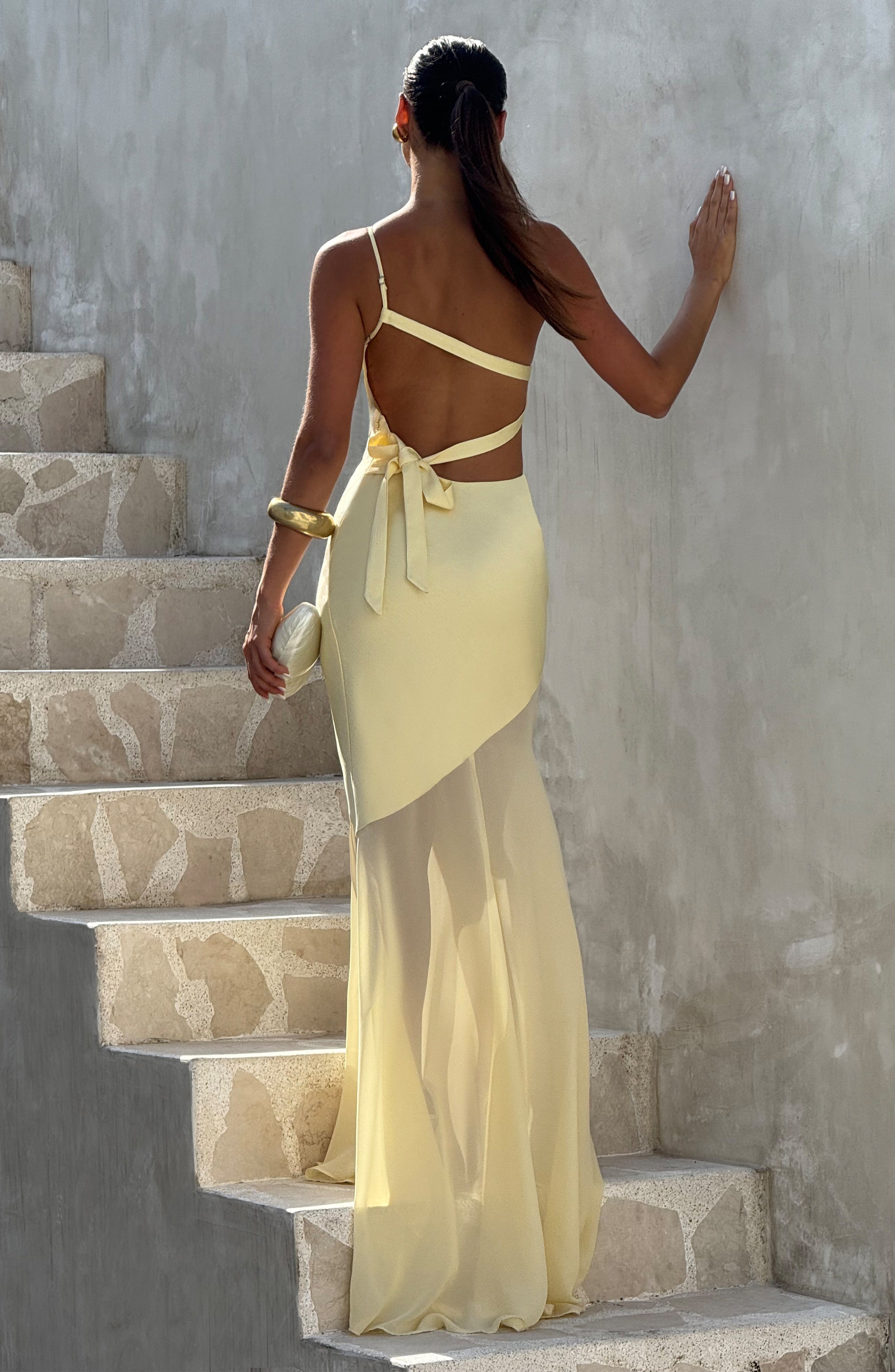 Golden Hour Elegance Dress