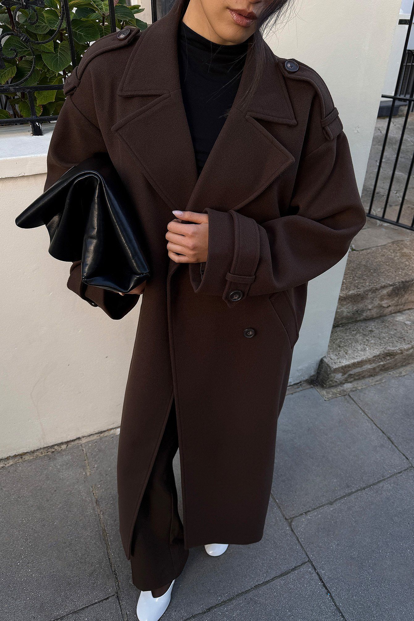 Rene Chocolate Brown Coat