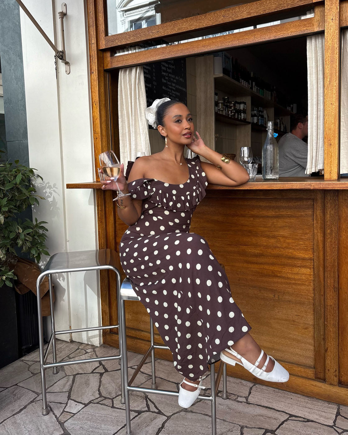 Golden Hour Dot Dress | by Nova Mae
