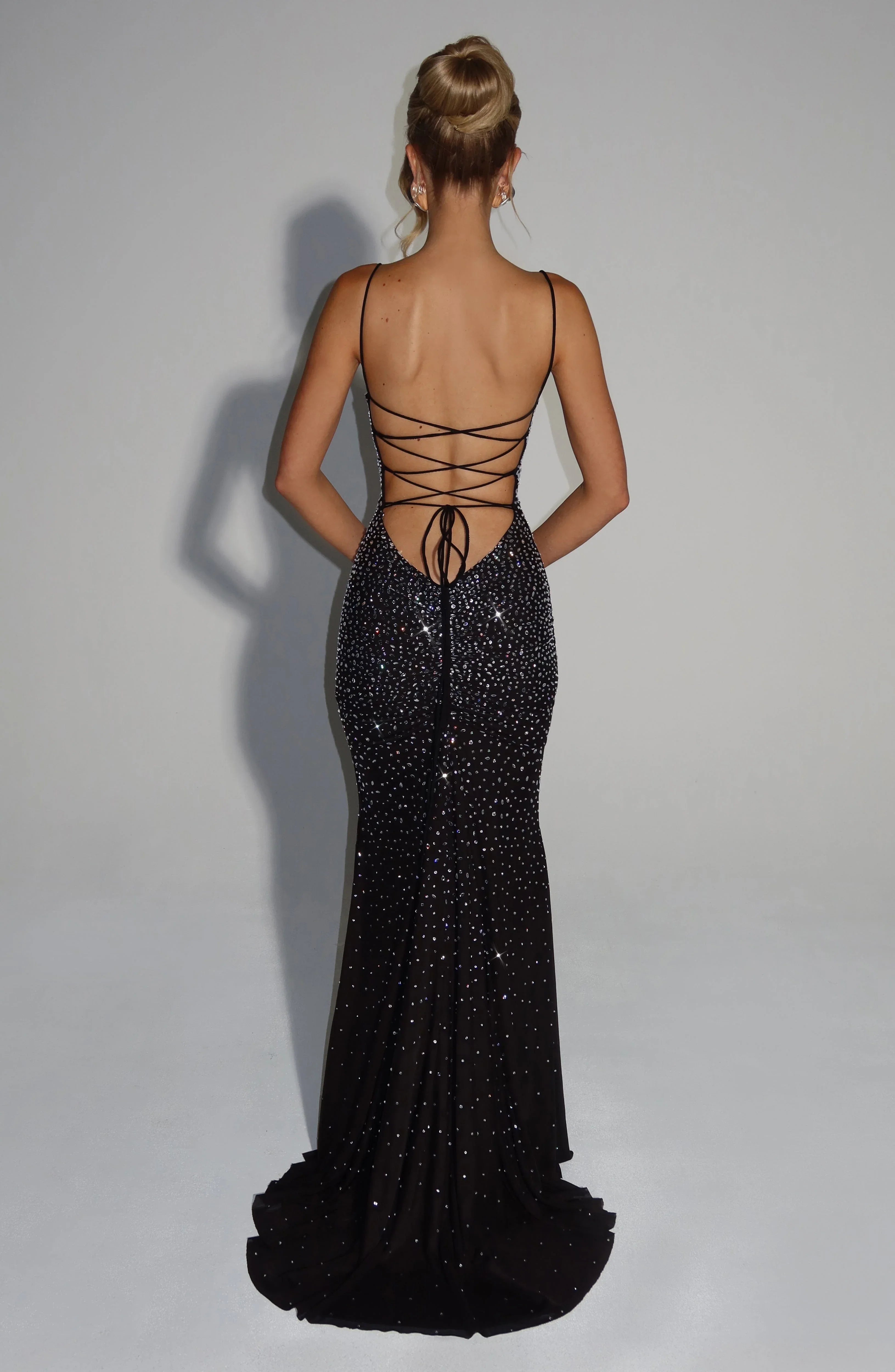 Celeste Crystal Maxi Dress