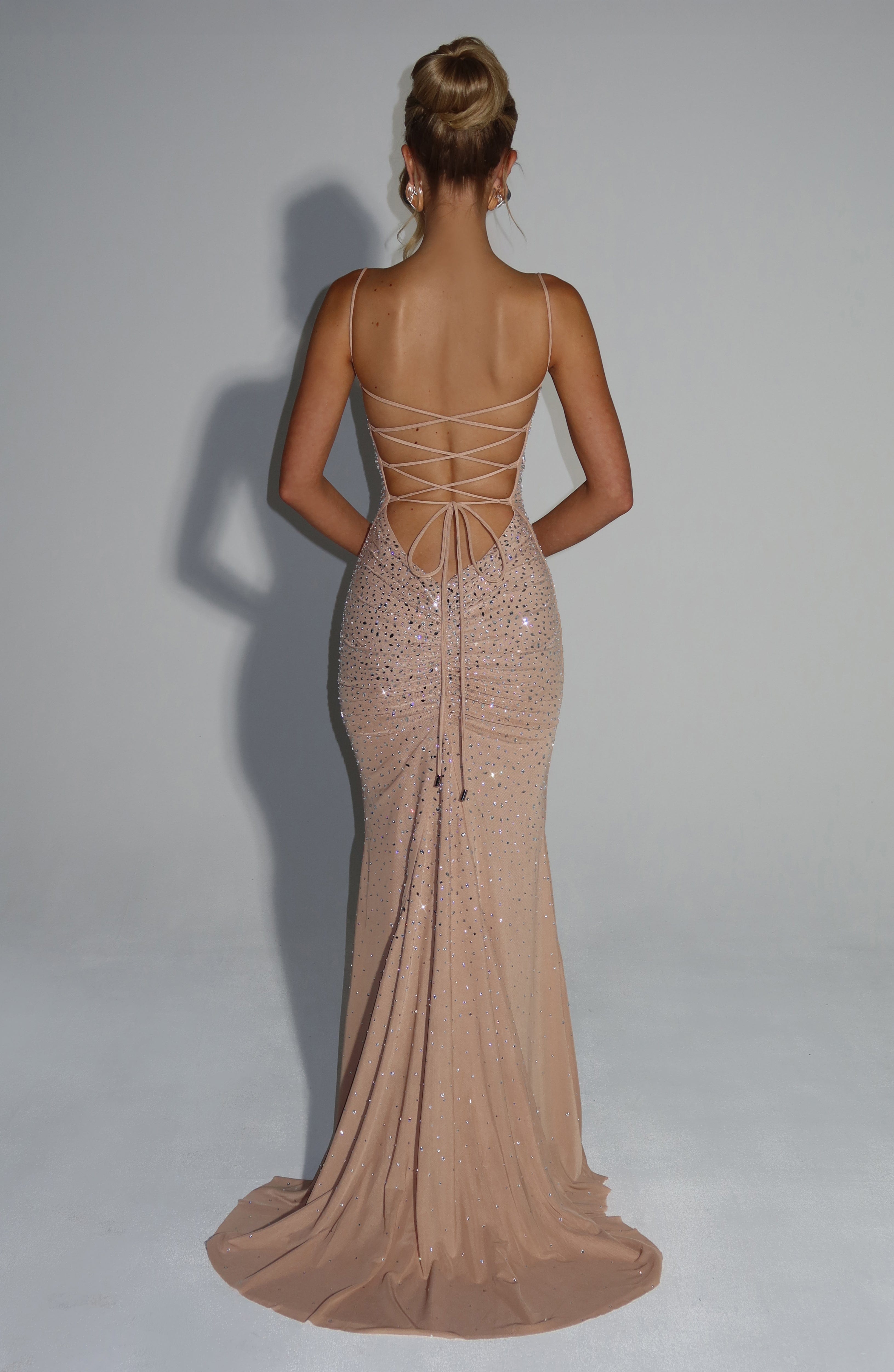 Celeste Crystal Maxi Dress