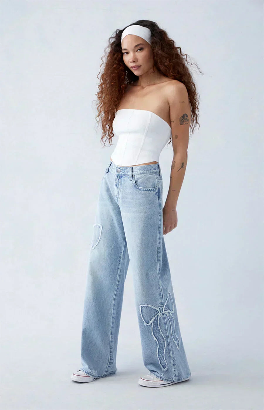 Gina Bow Baggy Jeans