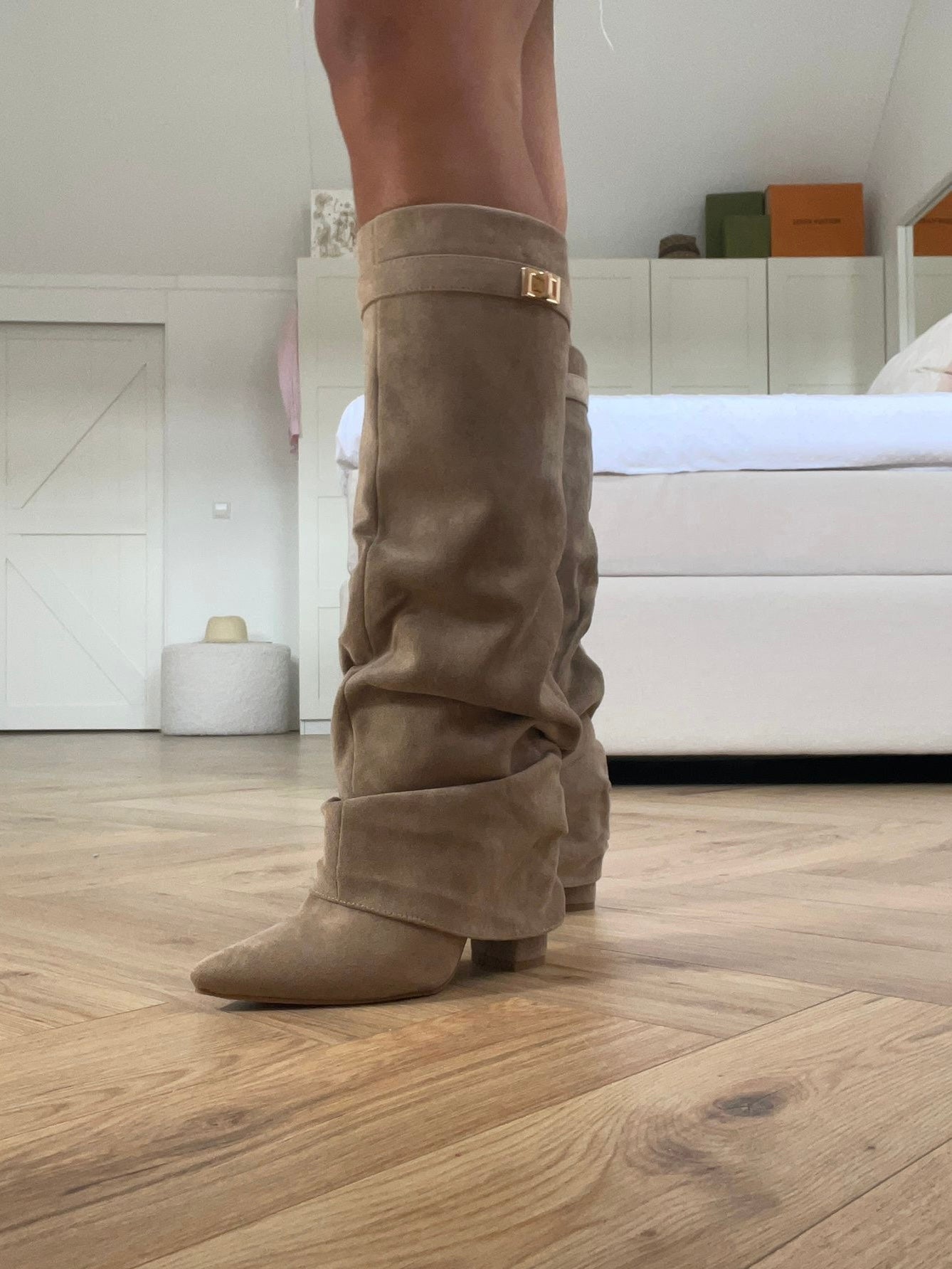 ByNicci Khaki Boots 02 Pre Order