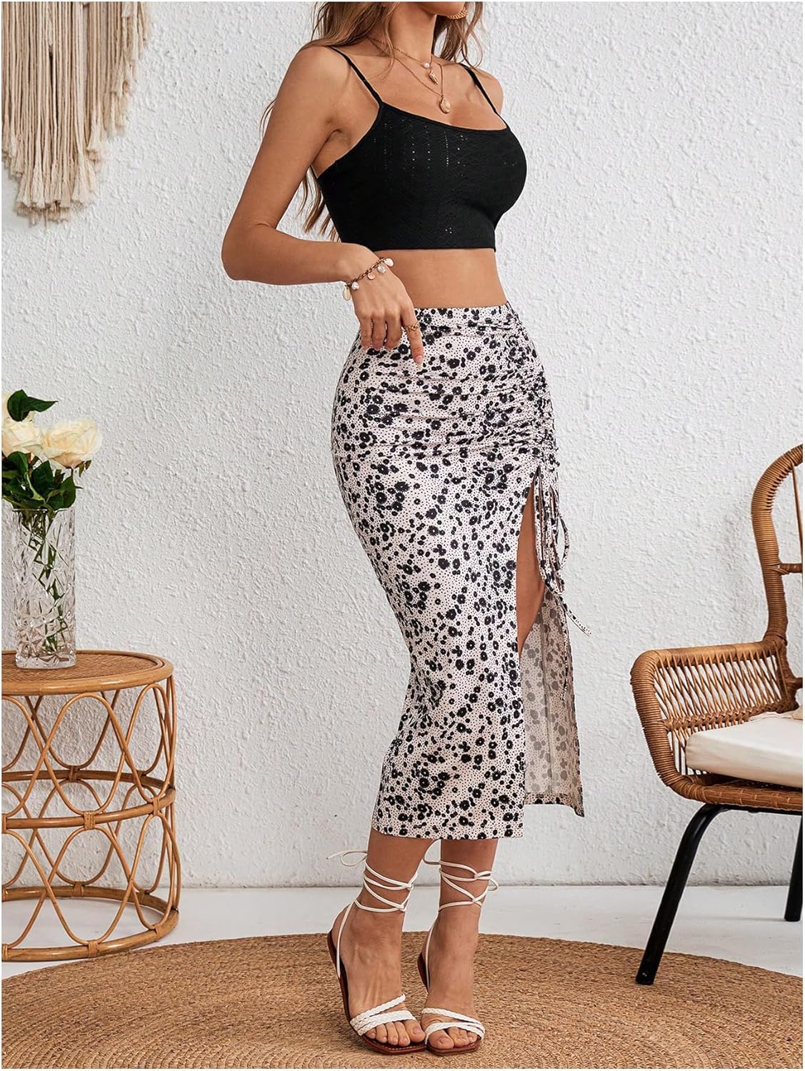 Midnight Bloom Two-Piece Set