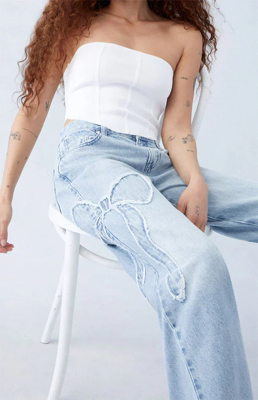 Gina Bow Baggy Jeans