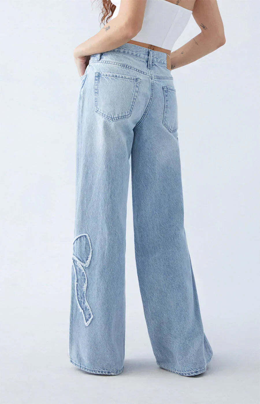 Gina Bow Baggy Jeans